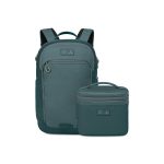 Custom Osprey Axis x Hydro Flask Backpack and Insulated Lunch Bag Bundle - Cascade Blue - Torrent Blue with Company Logo - Personalized Bulk Corporate Gift - 1