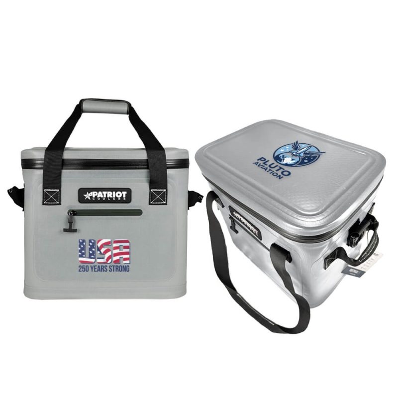 Custom Patriot Softpack Cooler 24 - Anniversary Edition with Company Logo - Personalized Bulk Corporate Gift - 2