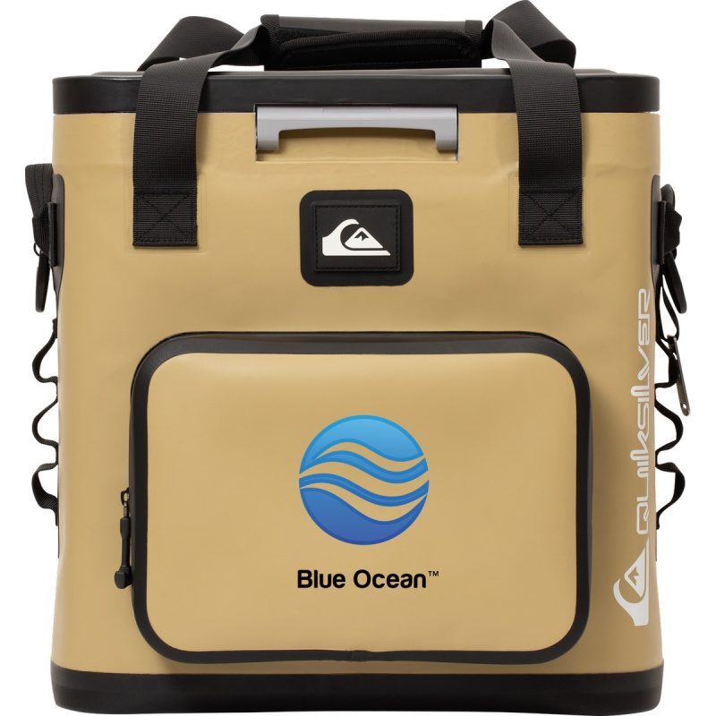 Custom Quiksilver Coastal Zipperless 55L Box Cooler with Company Logo - Personalized Bulk Corporate Gift - 1