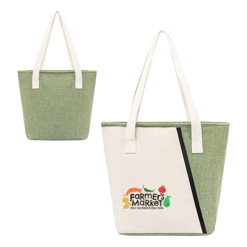 Custom Santa Cruz Textured Cooler Bag with Company Logo - Personalized Bulk Corporate Gift - 2