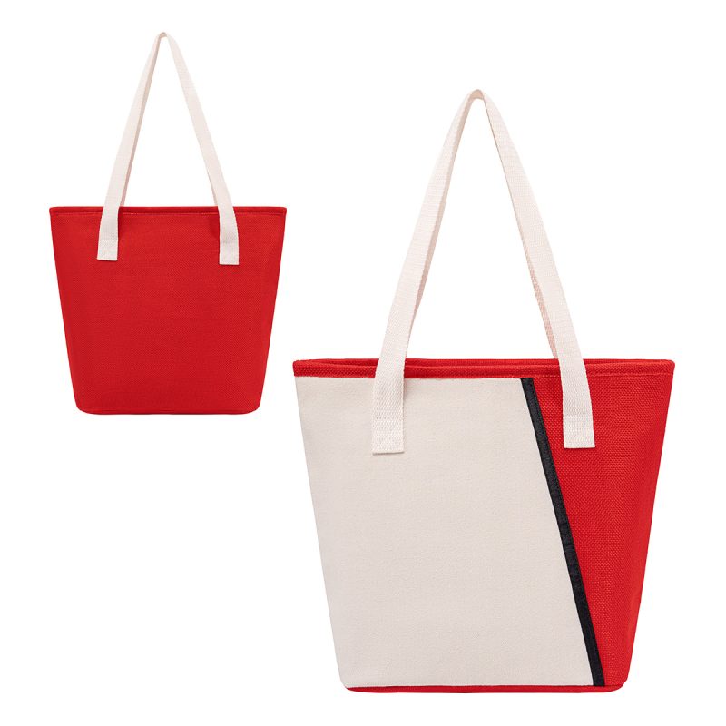Custom Santa Cruz Textured Cooler Bag with Company Logo - Personalized Bulk Corporate Gift - 7