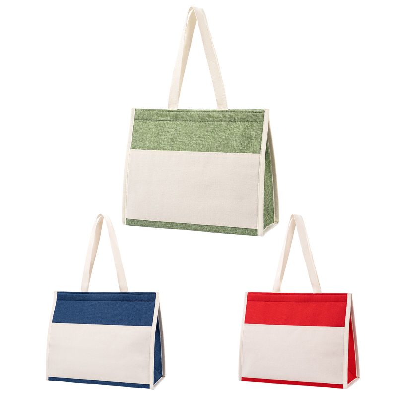 Custom Santa Cruz Textured Cooler Tote with Company Logo - Personalized Bulk Corporate Gift - 1