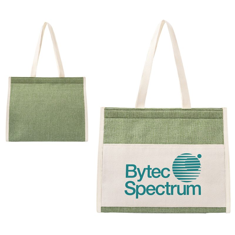 Custom Santa Cruz Textured Cooler Tote with Company Logo - Personalized Bulk Corporate Gift - 2