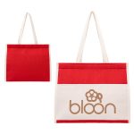 Custom Santa Cruz Textured Cooler Tote with Company Logo - Personalized Bulk Corporate Gift - 6