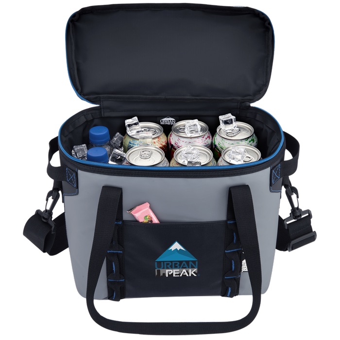 Custom Urban Peak Waterproof 12 Can Hinge Cooler with Company Logo - Personalized Bulk Corporate Gift - 2