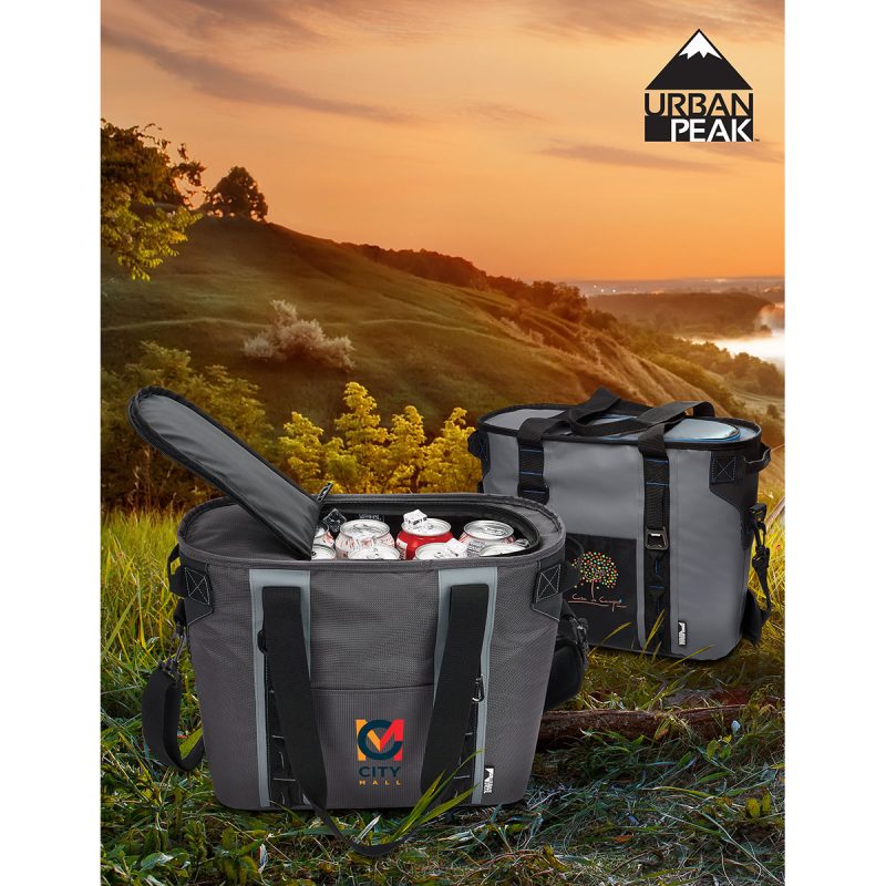 Custom Urban Peak Waterproof 24 Can Hinge Cooler with Company Logo - Personalized Bulk Corporate Gift - 1