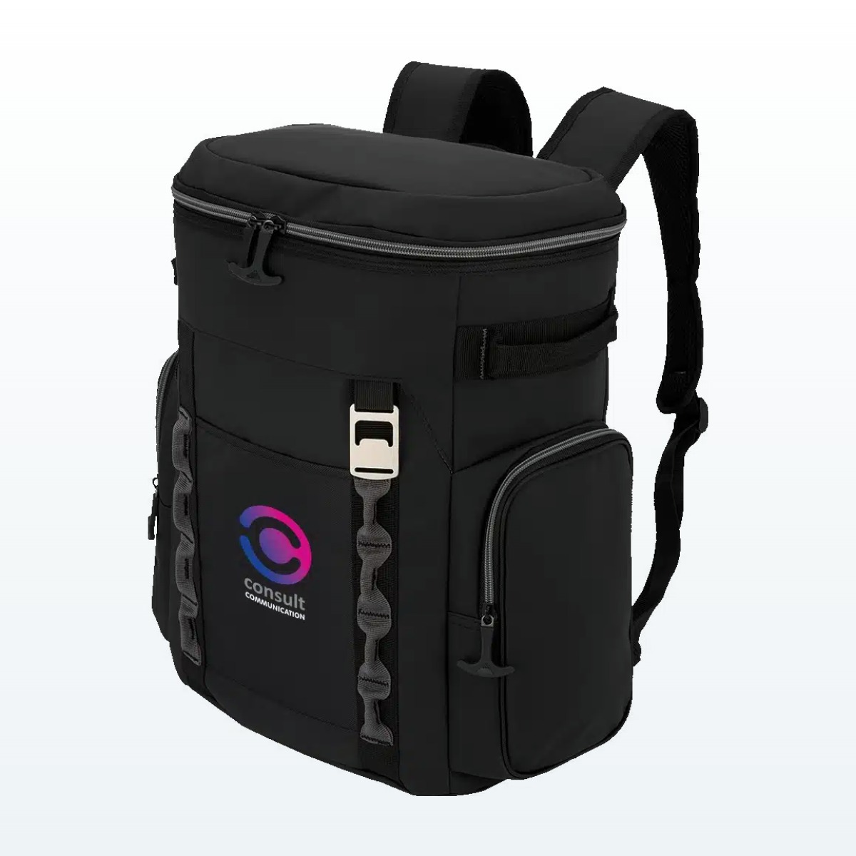 Custom Urban Peak Mombo waterproof backpack cooler with a company logo