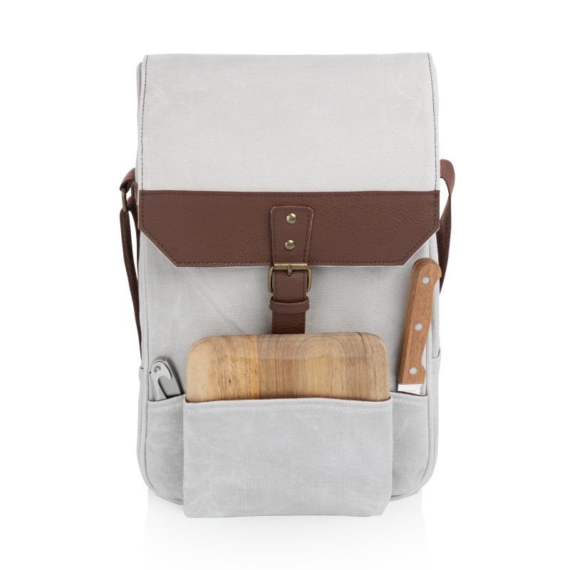 Custom 2 Bottle Insulated Wine & Cheese Cooler Bag with Company Logo - Personalized Bulk Corporate Gift - 2
