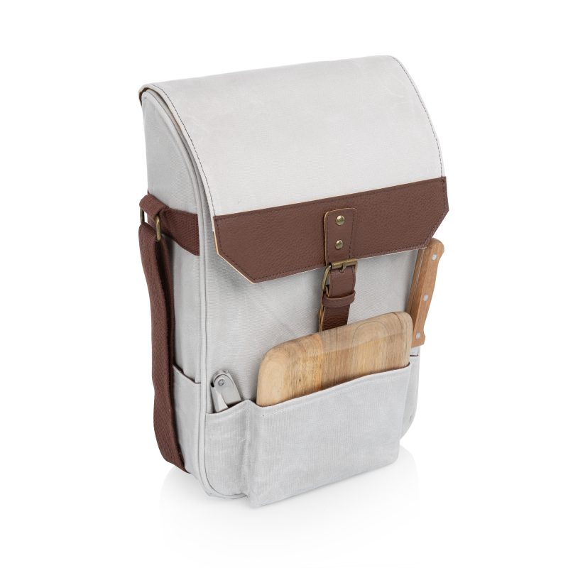 Custom 2 Bottle Insulated Wine & Cheese Cooler Bag with Company Logo - Personalized Bulk Corporate Gift - 3