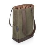 Custom 2 Bottle Insulated Wine Cooler Bag with Company Logo - Personalized Bulk Corporate Gift - 1