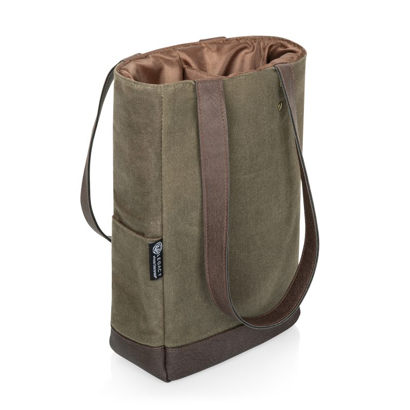 Custom 2 Bottle Insulated Wine Cooler Bag with Company Logo - Personalized Bulk Corporate Gift - 1