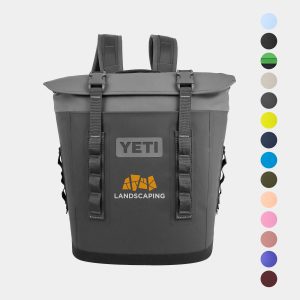 Custom 20-Can YETI® Soft Pack Insulated Cooler Backpack (17" x 16") with Company Logo - Personalized Bulk Corporate Gift