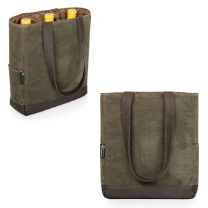 Custom 3 Bottle Insulated Wine and Cooler Bag with Company Logo - Personalized Bulk Corporate Gift