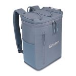 Custom Acadia Recycled rPET Backpack Cooler - Basalt with Company Logo - Personalized Bulk Corporate Gift - 2