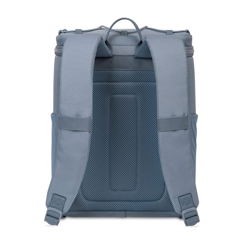 Custom Acadia Recycled rPET Backpack Cooler - Basalt with Company Logo - Personalized Bulk Corporate Gift - 3