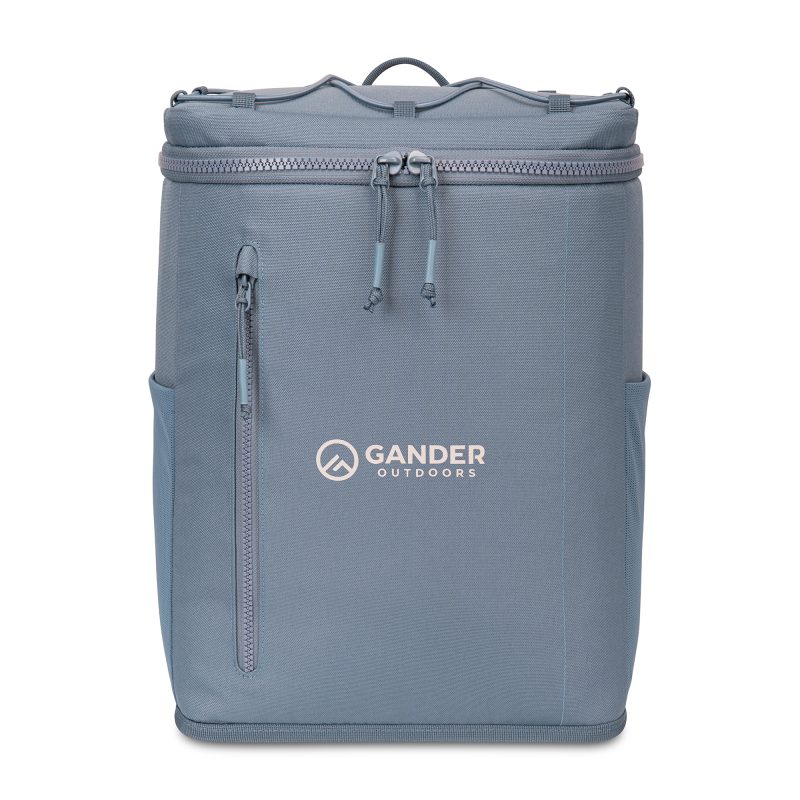 Custom Acadia Recycled rPET Backpack Cooler - Basalt with Company Logo - Personalized Bulk Corporate Gift