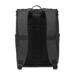 Custom Acadia Recycled rPET Backpack Cooler - Black with Company Logo - Personalized Bulk Corporate Gift - 4