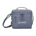 Custom Acadia Recycled rPET Box Cooler - Basalt with Company Logo - Personalized Bulk Corporate Gift