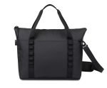 Custom Acadia Recycled rPET Tote Cooler - Black with Company Logo - Personalized Bulk Corporate Gift - 1