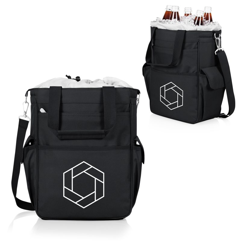 Custom Activo Expandable Cooler Tote w/Shoulder Strap with Company Logo - Personalized Bulk Corporate Gift