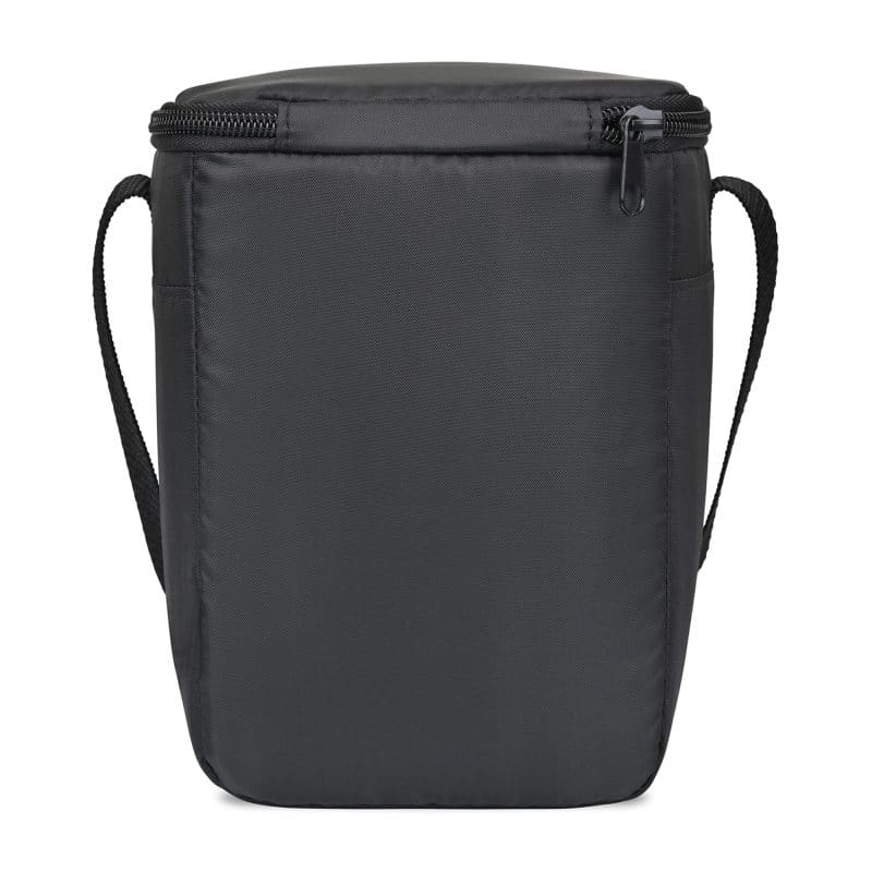 Custom Arlo Recycled rPET 6 Can Lunch Cooler - Black with Company Logo - Personalized Bulk Corporate Gift - 2