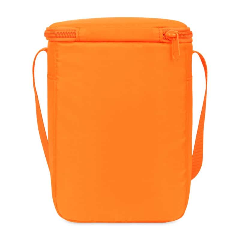 Custom Arlo Recycled rPET 6 Can Lunch Cooler - Orange with Company Logo - Personalized Bulk Corporate Gift - 2