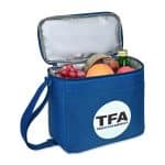 Custom Arlo Recycled rPET 9 Can Box Cooler - Royal Blue with Company Logo - Personalized Bulk Corporate Gift - 2