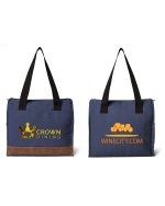 Custom Asher 12-Can Cooler Tote Bag with Company Logo - Personalized Bulk Corporate Gift