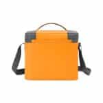 Custom Aspen Recycled rPET Box Cooler - Aware - Orange with Company Logo - Personalized Bulk Corporate Gift - 2
