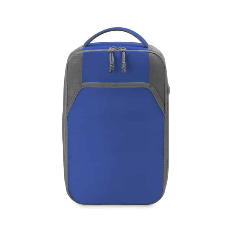 Custom Aspen Recycled rPET Lunch Bag Cooler - Aware - Royal Blue with Company Logo - Personalized Bulk Corporate Gift - 1