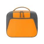 Custom Aspen Recycled rPET Lunch Box Cooler - Aware - Orange with Company Logo - Personalized Bulk Corporate Gift - 1