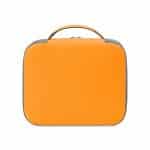 Custom Aspen Recycled rPET Lunch Box Cooler - Aware - Orange with Company Logo - Personalized Bulk Corporate Gift - 3