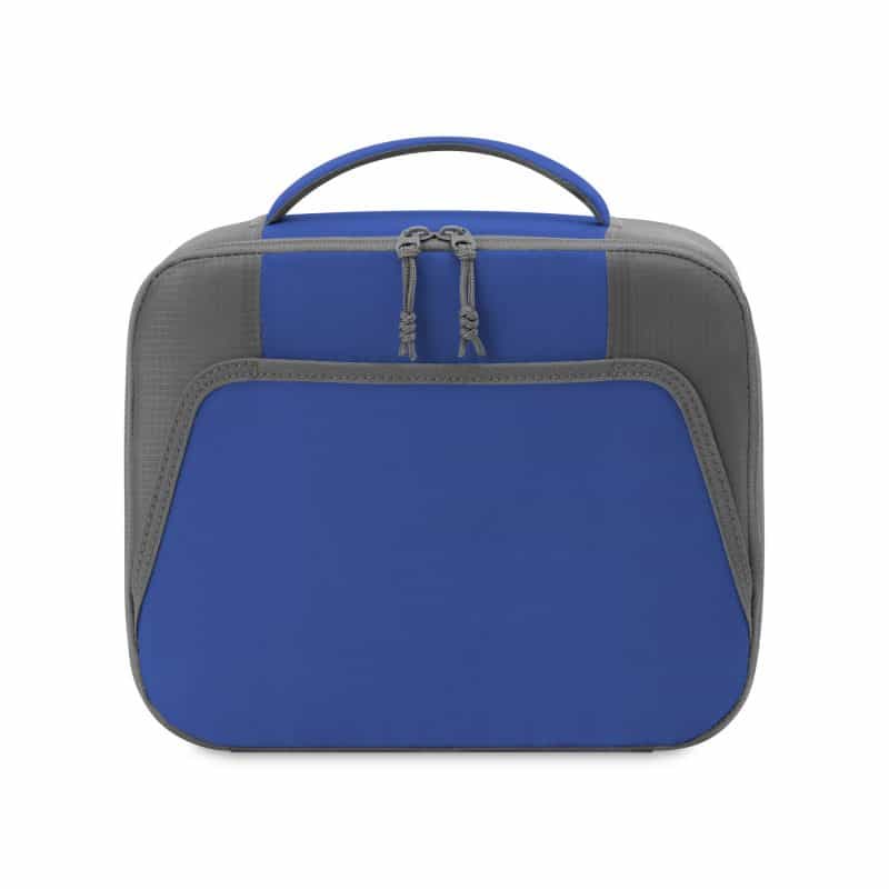 Custom Aspen Recycled rPET Lunch Box Cooler - Aware - Royal Blue with Company Logo - Personalized Bulk Corporate Gift - 1