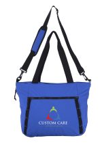Custom Atchison® StashPack Recycled Nylon 24- to 36-Can Cooler Tote with Company Logo - Personalized Bulk Corporate Gift - 1