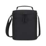 Custom Aviana Rowan Recycled Nylon Lunch Cooler - AWARE - Black with Company Logo - Personalized Bulk Corporate Gift - 1