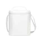 Custom Aviana Rowan Recycled Nylon Lunch Cooler - AWARE - Marshmallow with Company Logo - Personalized Bulk Corporate Gift - 3