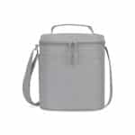 Custom Aviana Rowan Recycled Nylon Lunch Cooler - AWARE - Taupe with Company Logo - Personalized Bulk Corporate Gift - 1
