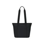 Custom Aviana Rowan Recycled Nylon Tote Cooler - AWARE - Black with Company Logo - Personalized Bulk Corporate Gift - 3