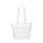 Custom Aviana Rowan Recycled Nylon Tote Cooler - AWARE - Marshmallow with Company Logo - Personalized Bulk Corporate Gift - 3