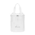 Custom Aviana Rowan Recycled Nylon Tote Pack Cooler - AWARE - Marshmallow with Company Logo - Personalized Bulk Corporate Gift