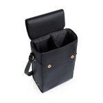 Custom Barossa Two Bottle Leatherette Wine Tote with Company Logo - Personalized Bulk Corporate Gift - 4