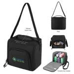 Custom Benton Rpet 8 Can Cooler Bag with Company Logo - Personalized Bulk Corporate Gift