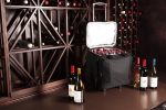 Custom Bodega Insulated 12-Bottle Wine Tote Cooler w/Removable Dividers & Wheeled Trolley with Company Logo - Personalized Bulk Corporate Gift - 2