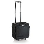 Custom Bodega Insulated 12-Bottle Wine Tote Cooler w/Removable Dividers & Wheeled Trolley with Company Logo - Personalized Bulk Corporate Gift - 4