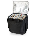 Custom Bodega Insulated 12-Bottle Wine Tote Cooler w/Removable Dividers & Wheeled Trolley with Company Logo - Personalized Bulk Corporate Gift - 5