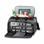 Custom Buccaneer All-In-One BBQ Grill/Cooler/Tote w/Charcoal Grill & BBQ Tools with Company Logo - Personalized Bulk Corporate Gift