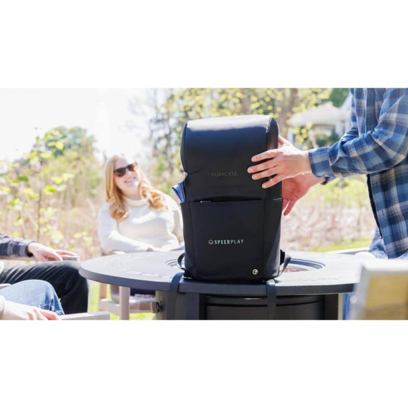 Custom CORKCICLE Series A Backpack Cooler - Black with Company Logo - Personalized Bulk Corporate Gift - 8