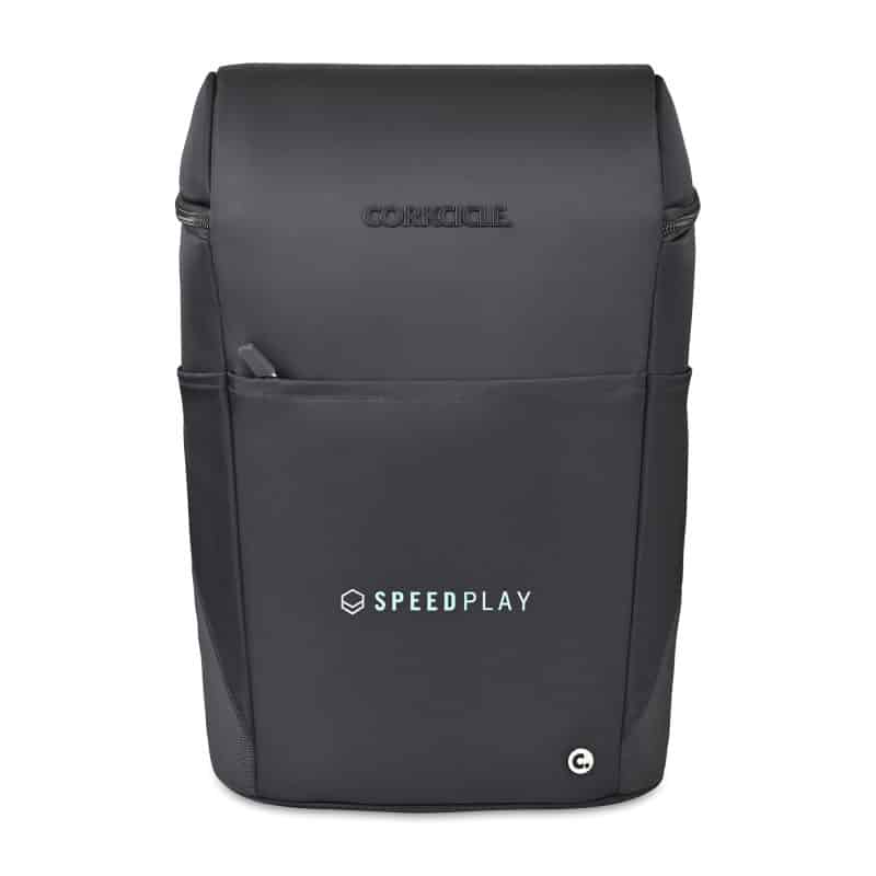 Custom CORKCICLE Series A Backpack Cooler - Black with Company Logo - Personalized Bulk Corporate Gift