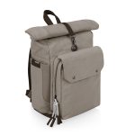 Custom Carmel Roll Top Picnic Backpack Cooler with Company Logo - Personalized Bulk Corporate Gift - 1