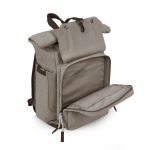 Custom Carmel Roll Top Picnic Backpack Cooler with Company Logo - Personalized Bulk Corporate Gift - 4